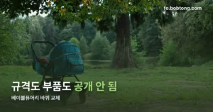 베이블퓨어리 바퀴 교체 정리 썸네일