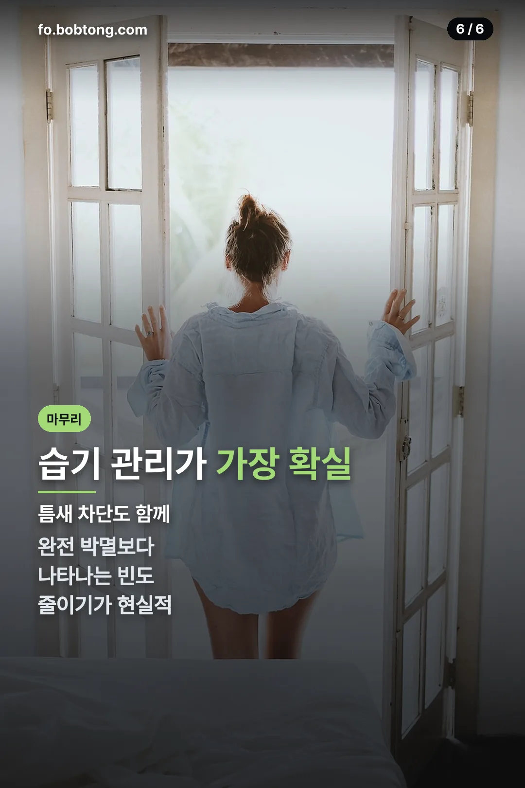 습기 관리 마무리