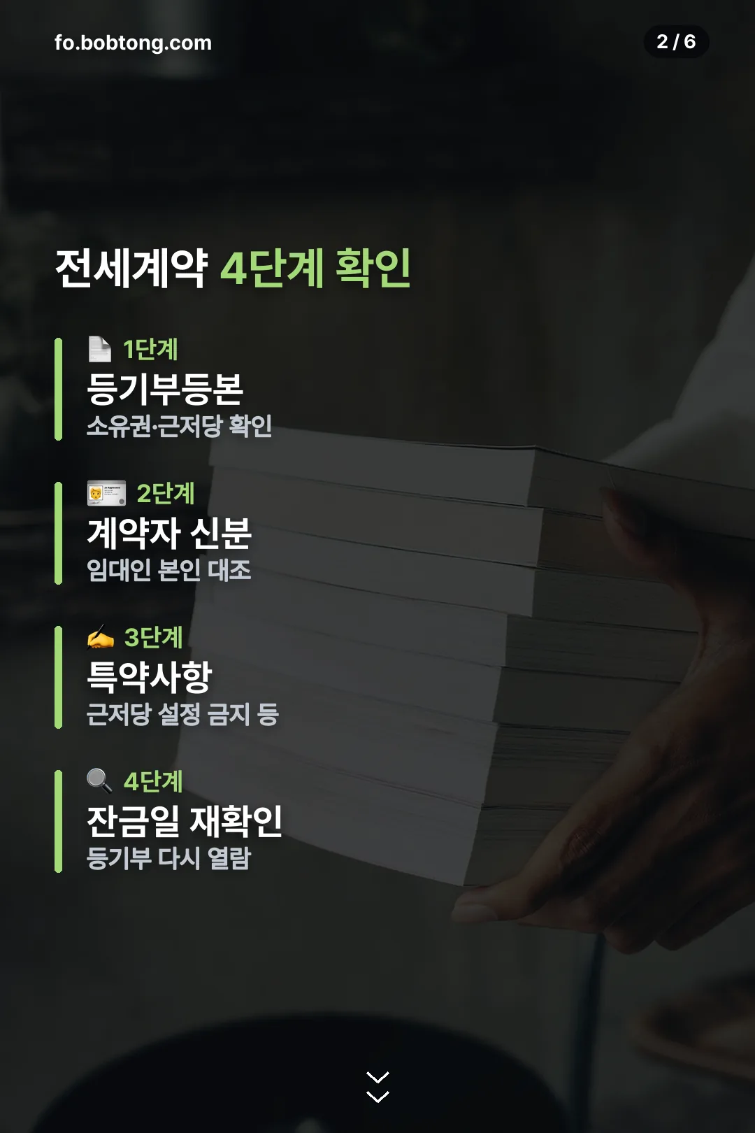 전세계약 4단계 확인