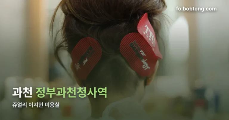 쥬얼리 이지현 미용실 정리 썸네일